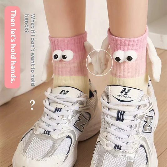 Hand-in-Hand-Socken mit Farbverlauf