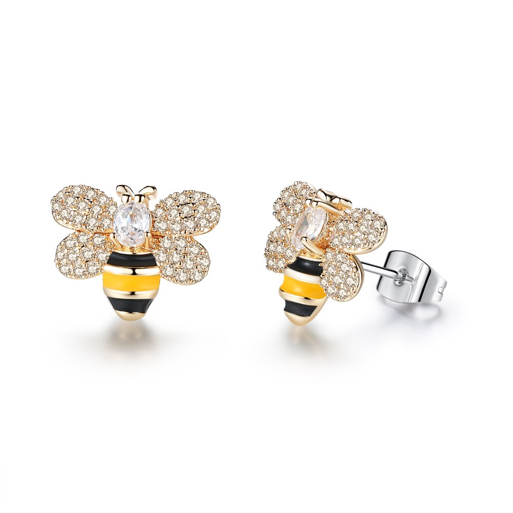 Pendientes de abeja reina: ¡belleza digna de mención!