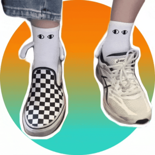 TeesNMerch Hand-in-Hand-Socken – Werdet für immer zu Seelenverwandten!