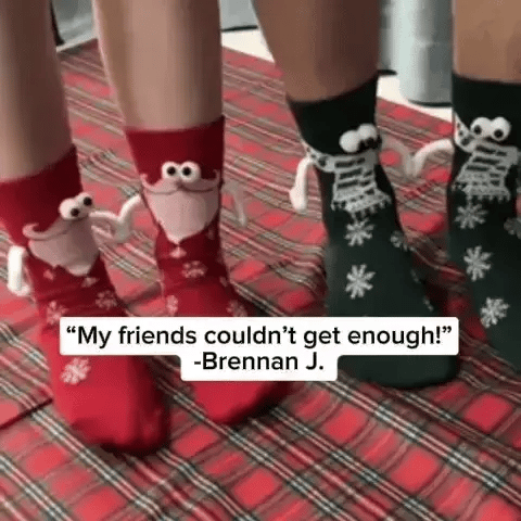 Hand-in-Hand-Socken – Werdet für immer zu Seelenverwandten! (Kinder und Erwachsene)