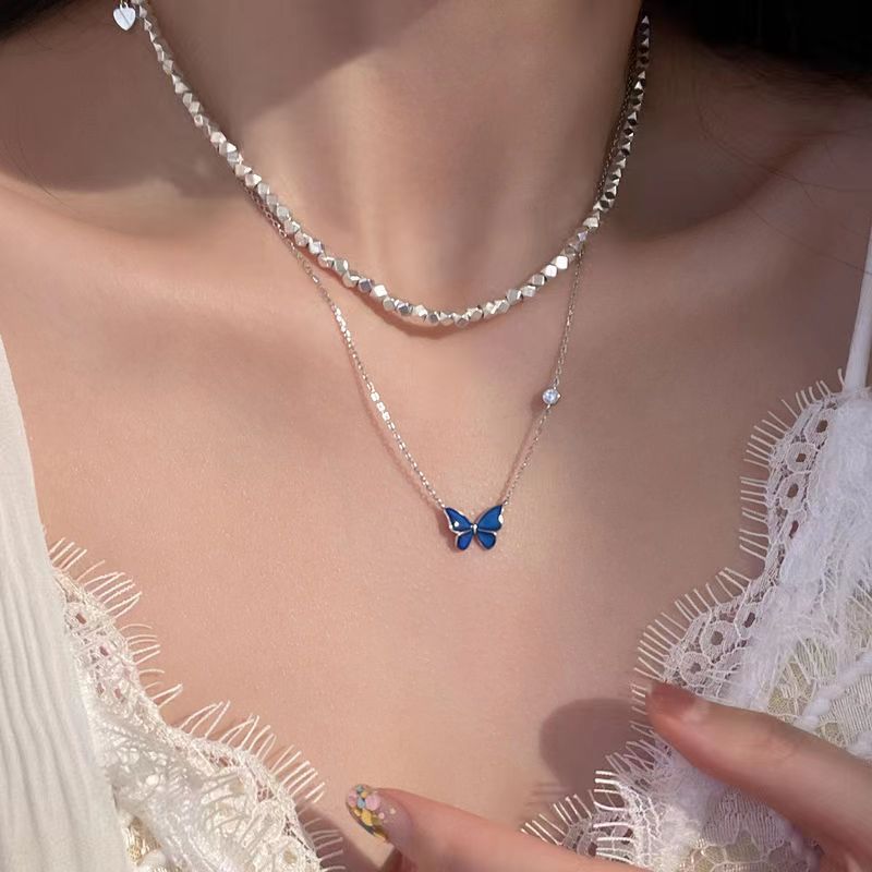 Collar de mariposa que cambia de color