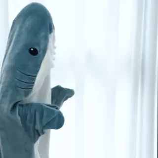 TeesNMerch Shark Blankie – wird zum gemütlichsten, bequemsten und süßesten Hai der Welt!