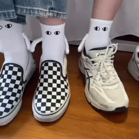 Hand-in-Hand-Socken – Werdet für immer zu Seelenverwandten! (Kinder und Erwachsene)