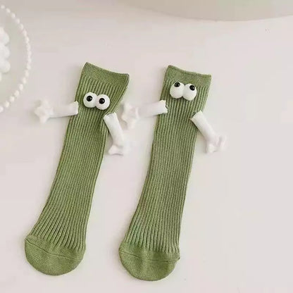 TeesNMerch Hand in Hand Socks - Children's Special 3D Edition