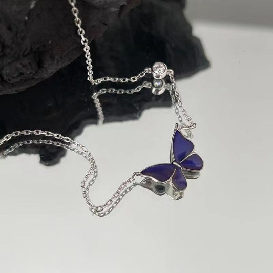 Color Changing Butterfly Necklace