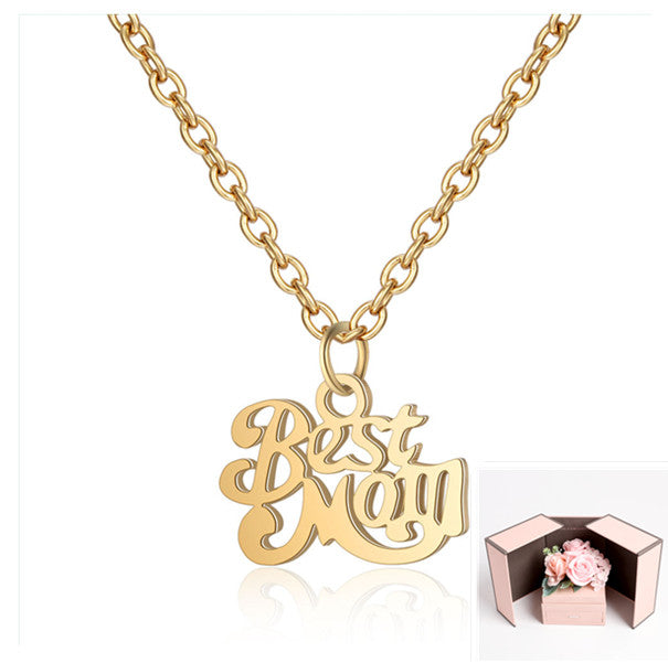 Best Mom Pendant Necklace