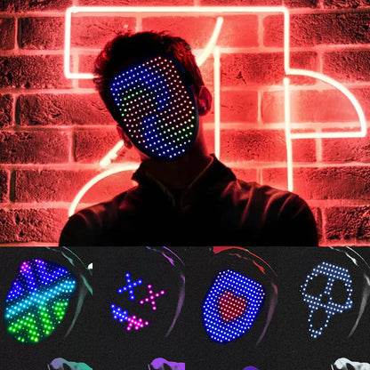 Face Changing LED Mask