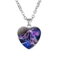 Zodiac Heart Pendant Necklace