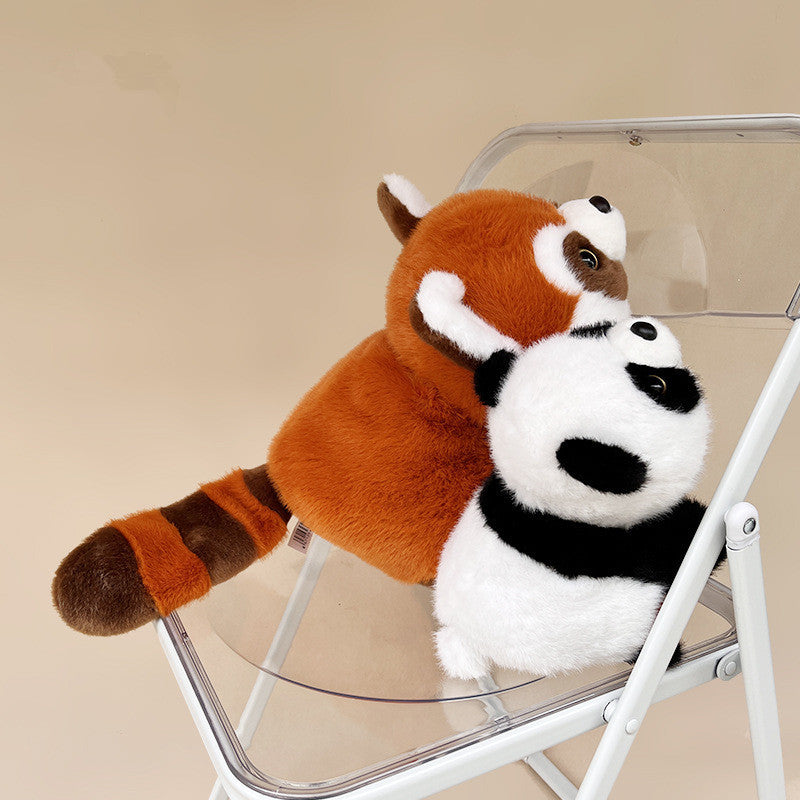 Panda Fox Reversible Plushie