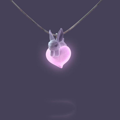 Bunny Necklace Luminous Creative Clavicle Chain