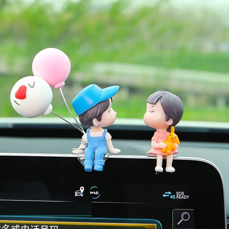 Couple's Car Ornament