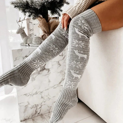 Winter Christmas Warm Knitted Stockings