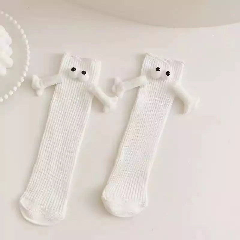 TeesNMerch Hand in Hand Socks - Children's Special 3D Edition