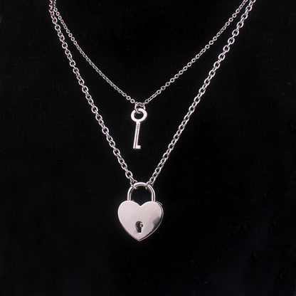 Unlockable Couple Lock And Key Necklaces