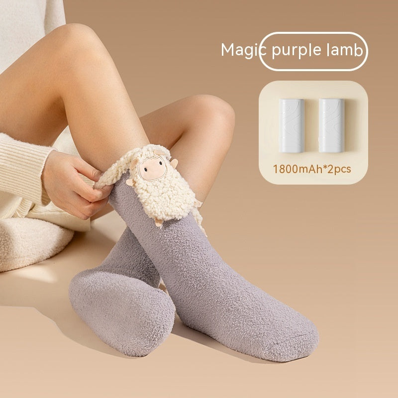 Electric Warmer Socks with Powerbank