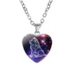 Zodiac Heart Pendant Necklace