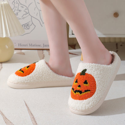 Halloween Pumpkin Parade Unisex Indoor Slippers