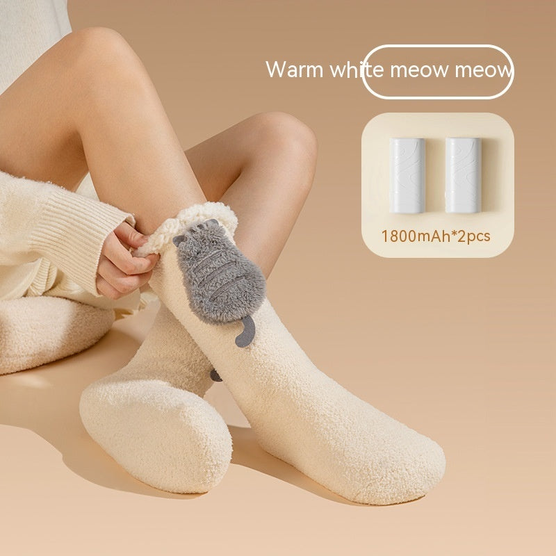 Electric Warmer Socks with Powerbank