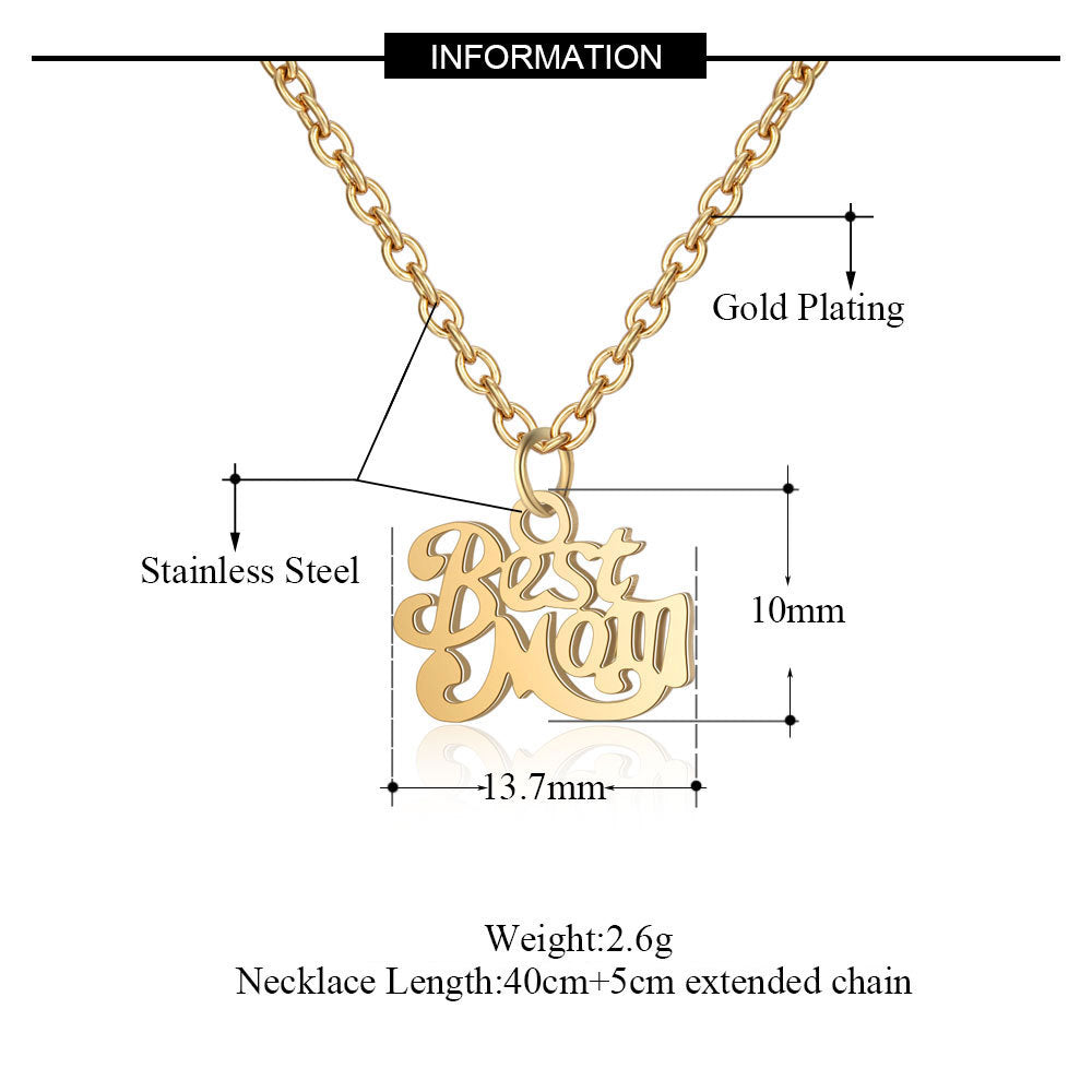 Best Mom Pendant Necklace