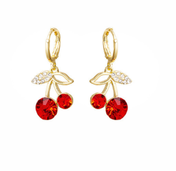 Luxe Cherry Earrings