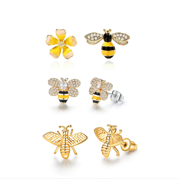 Queen Bee Earrings - Buzzworthy Beauty!