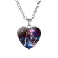 Zodiac Heart Pendant Necklace