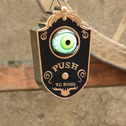 The Haunted Door Hanger - One Eyed Doorbell