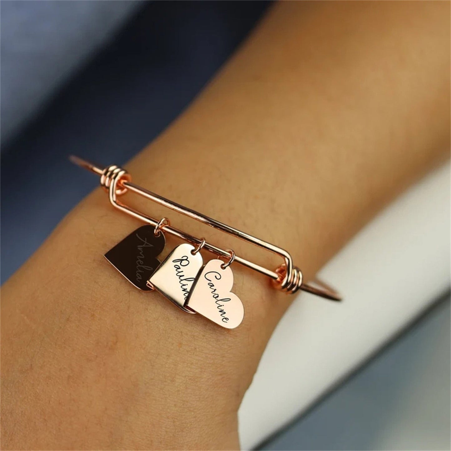 Customizable Love Inscribed Bracelet