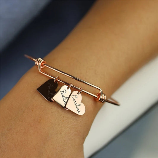 Customizable Love Inscribed Bracelet