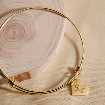 Customizable Love Inscribed Bracelet