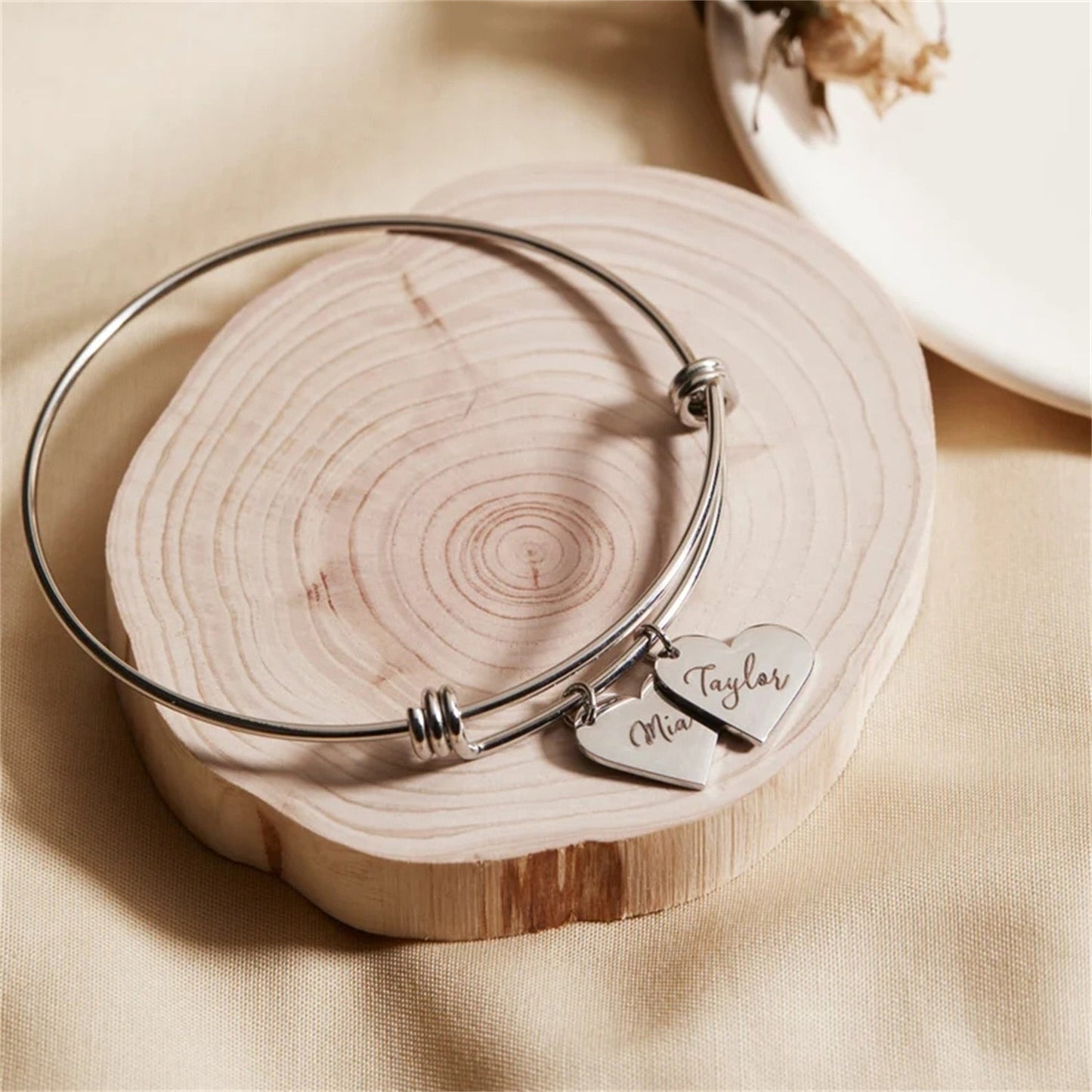 Customizable Love Inscribed Bracelet