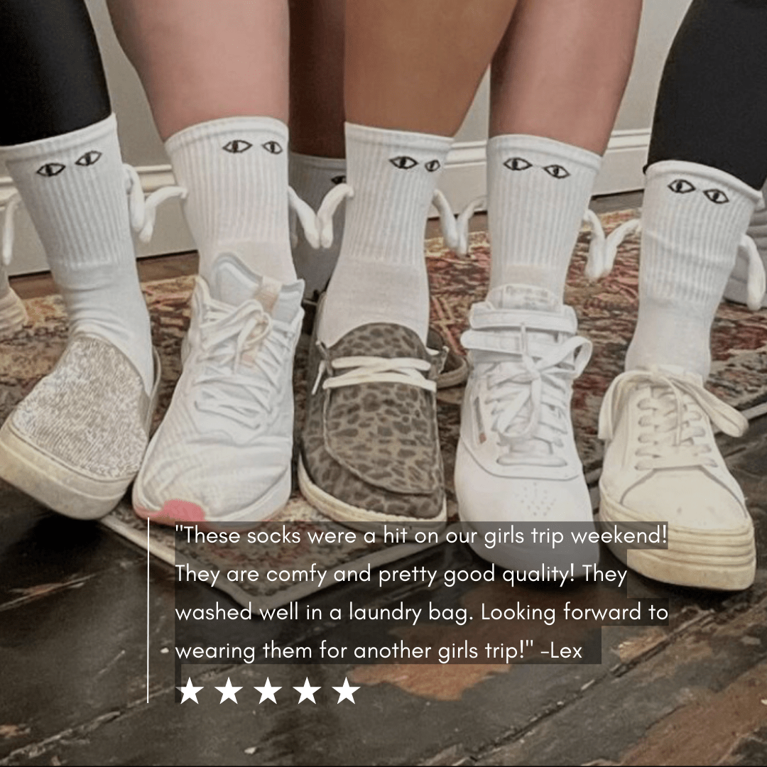 TeesNMerch Hand-in-Hand Socks - Become Solemates Forever! (BUY MORE SA ...