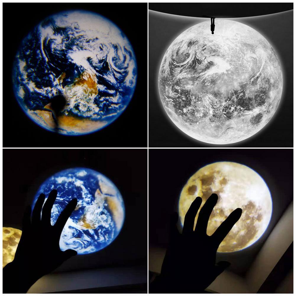 Moon and Earth Projection Lamp Tees n' Merch