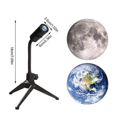 Moon and Earth Projection Lamp