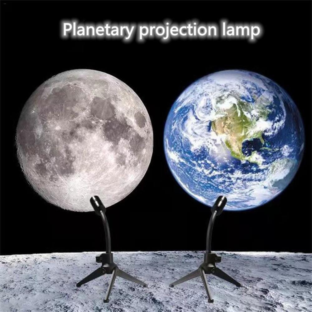 Moon and Earth Projection Lamp Tees n' Merch