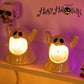 Spooktacular Halloween Ghost Candle Holder and Candles Set