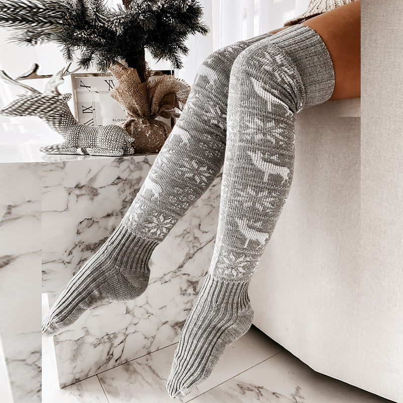 Winter Christmas Warm Knitted Stockings