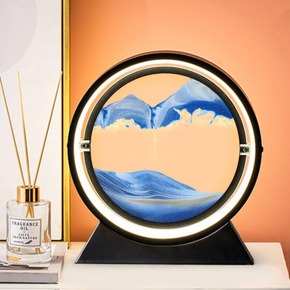 The Rotating Sandscape Lamp - Create A Different Masterpiece with Each Spin!