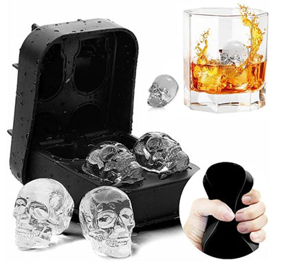 Halloween Frozen Frights Skull Ice Tray