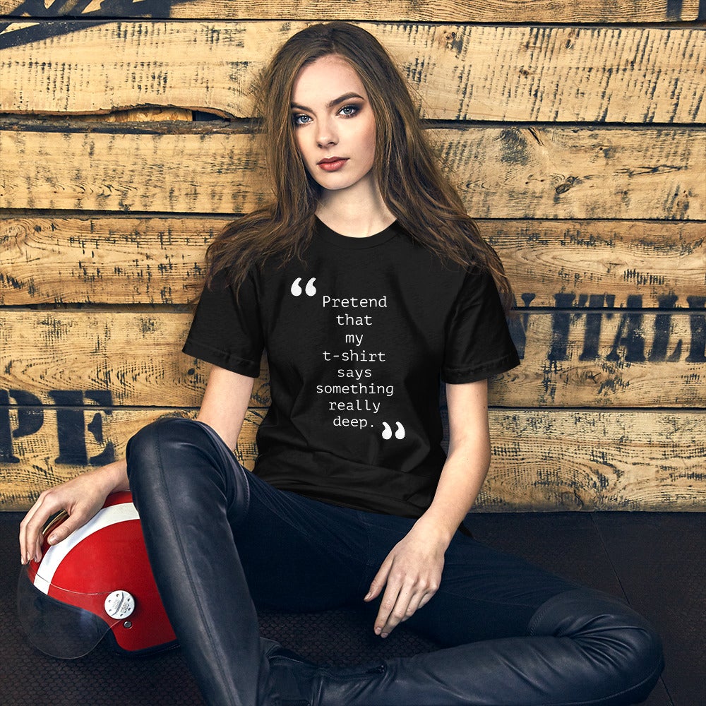 Something Deep Unisex T-Shirt Tees n' Merch