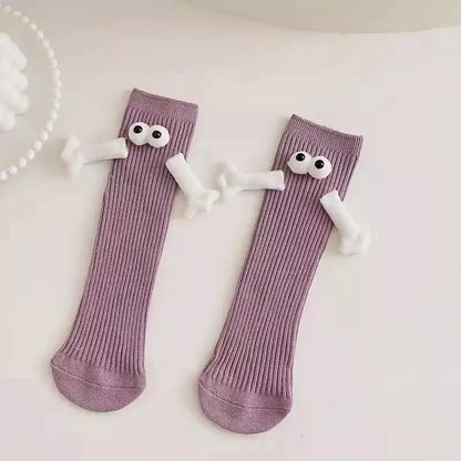 TeesNMerch Hand in Hand Socks - Children's Special 3D Edition