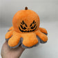 Halloween 2-1 Reversible Pumpkin + Octopus Plushie