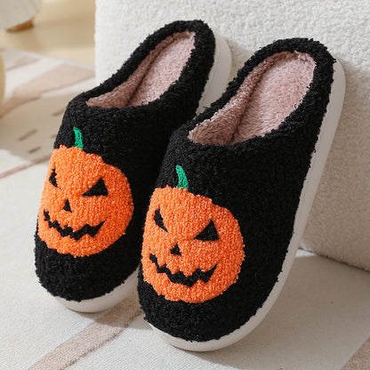 Halloween Pumpkin Parade Unisex Indoor Slippers