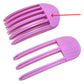 Peine de plástico con forma de viento para la base del cabello, pasadores para la raíz del cabello, parte superior con forma de calavera alta y esponjosa, clip para mujer