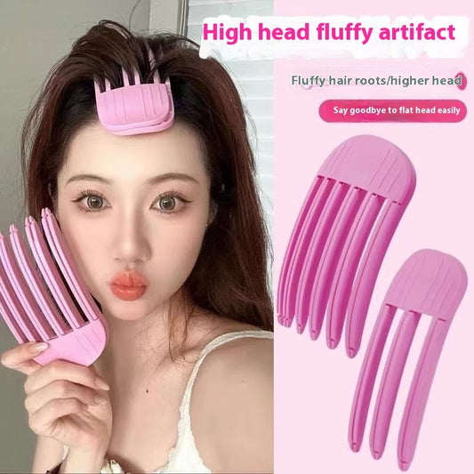 Wind Plastic Comb Underlay Hair Root Barrettes High Skull Top Fluffy Female Clip