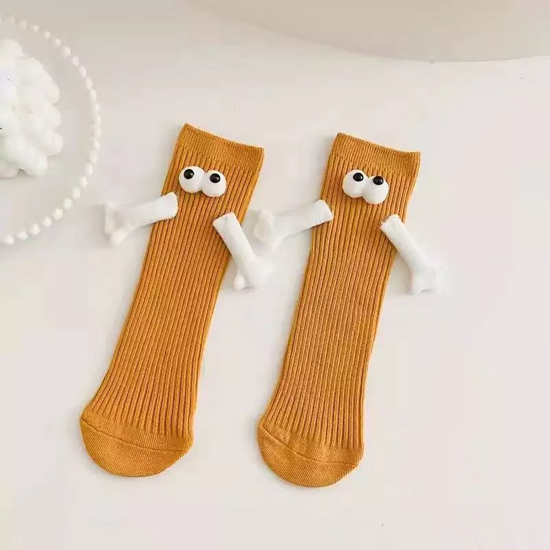 TeesNMerch Hand in Hand Socks - Children's Special 3D Edition