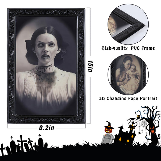 Haunted 3D Visual Ghost Photo Frame: Unveil the Frightening Secret