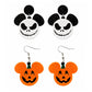 Halloween Ghost Pumpkin Earrings