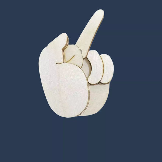 DIY Middle Finger Interactive Pin