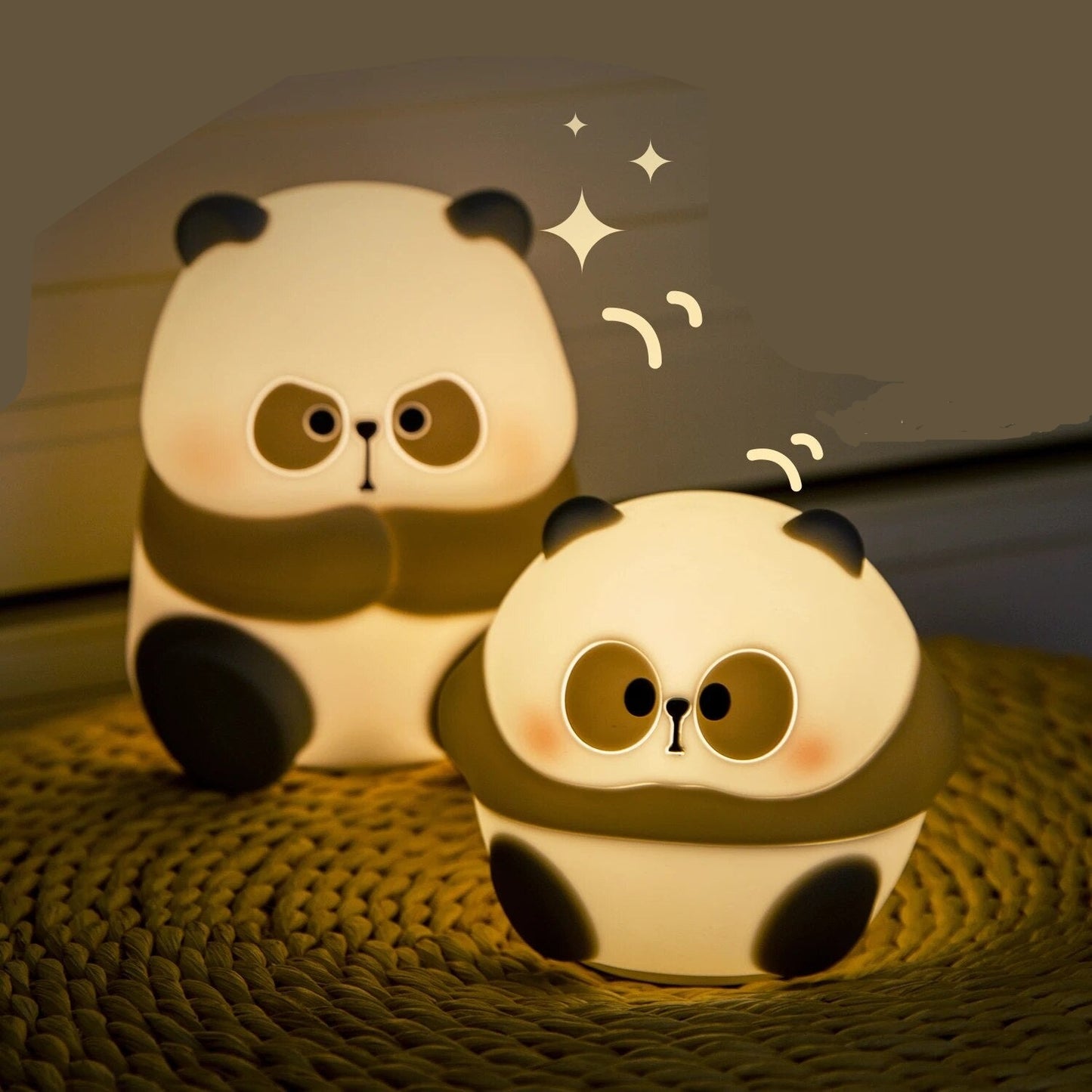 Panda Silikonlampe 